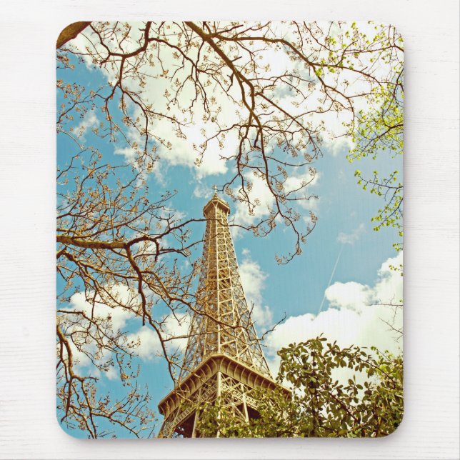 Mousepad Torre Eiffel Paris Fotografia (Frente)