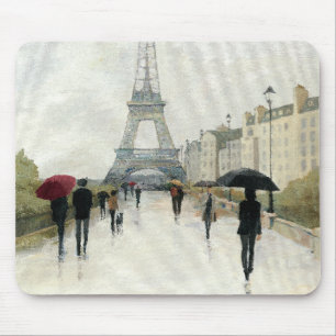 Mousepad Torre Eiffel   Paris na chuva