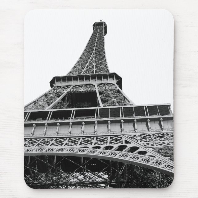 Mousepad Torre Eiffel Preta e Branca (Frente)
