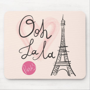 Mousepad Torre Eiffel tirada mão