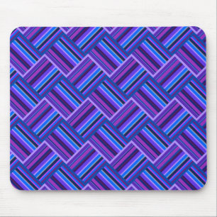 Mousepad Torres azuis e roxas tecidas