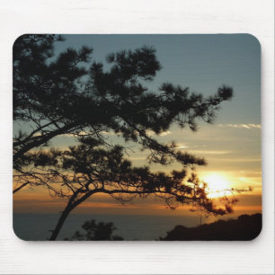 Mousepad Torrey Pine Sunset I California Landscape