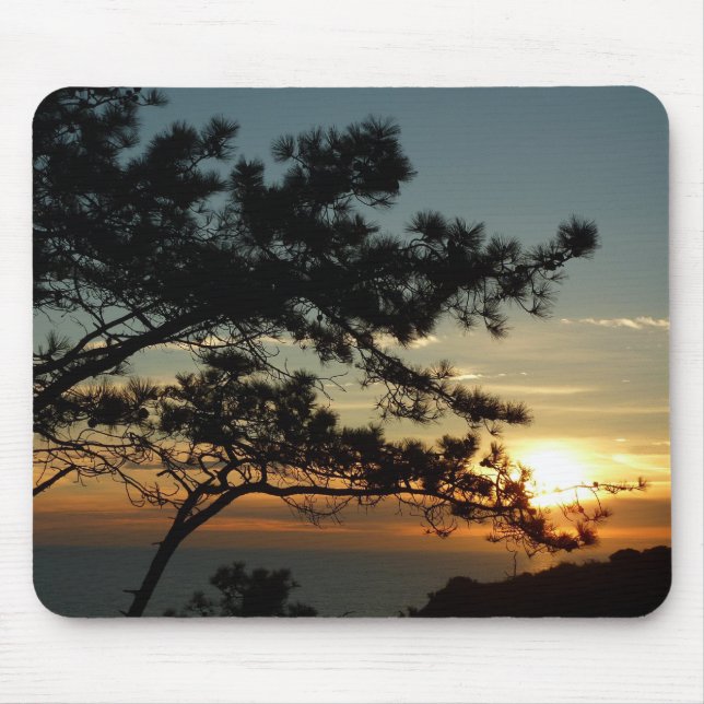 Mousepad Torrey Pine Sunset I California Landscape (Frente)