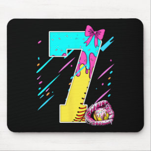 Mousepad Torta Drip de Sorvete Softll de 7 Anos para Crianç