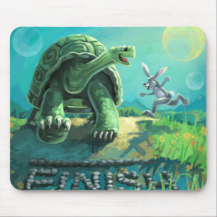 Mousepad Tortoise e a arte da lebre