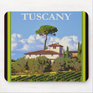 Mousepad Toscana Itália Poster