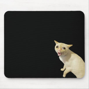 Mousepad Tosse o Suporte do Rato de Meme Cat