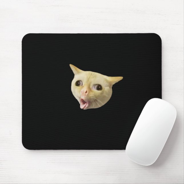 Mousepad Tosse o Suporte do Rato para Memes de Gato (Com mouse)