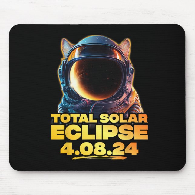 Mousepad Total América 4.08.24 Eclipse Solar Total Cat 2 (Frente)