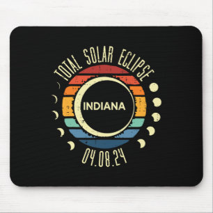 Mousepad Total de Eclipse Solar Indiana Retro 04.08.24 Home