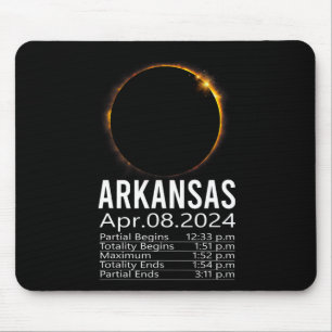 Mousepad Total do Eclipse Solar abril 8 2024 Calendário do 