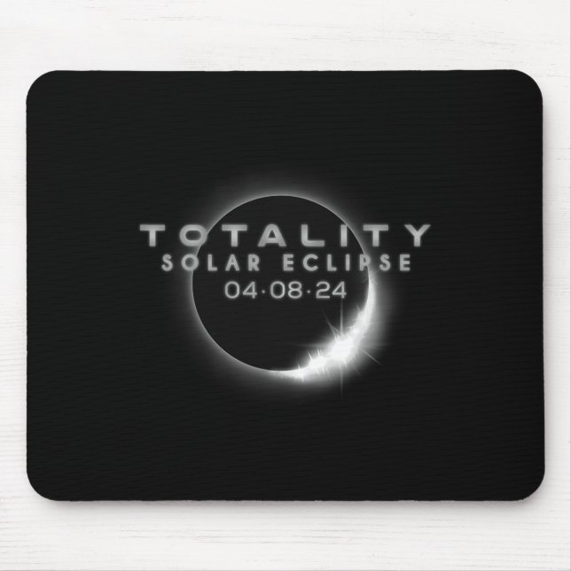 Mousepad Total Eclipse Solar 04.08.2024 Totalidade 2 (Frente)