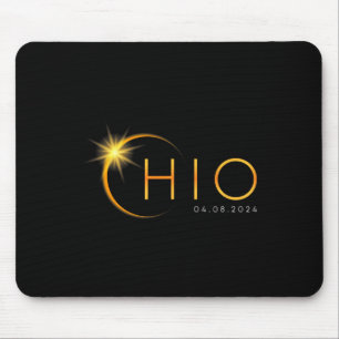 Mousepad Total Solar Eclipse 2024 State Ohio Totality April
