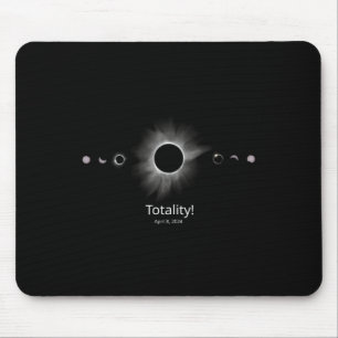 Mousepad Totalidade do Eclipse Solar 2024