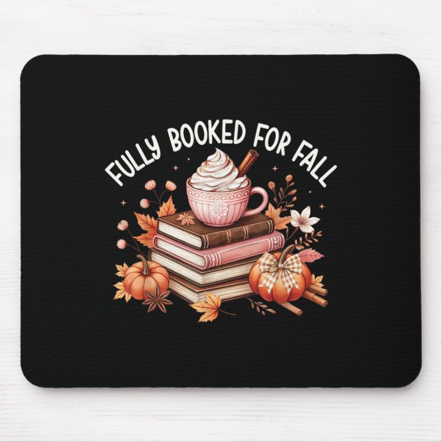 Mousepad Totalmente Reservado Para Livros Fall Cozy Café De (Frente)