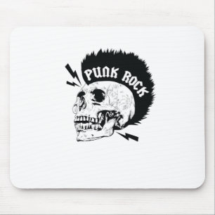 Mousepad Totenkopf "Punk Rock"