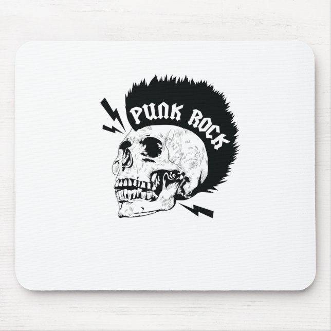 Mousepad Totenkopf "Punk Rock" (Frente)