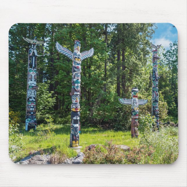 Mousepad Totens no Parque Stanley, Vancouver Canadá (Frente)