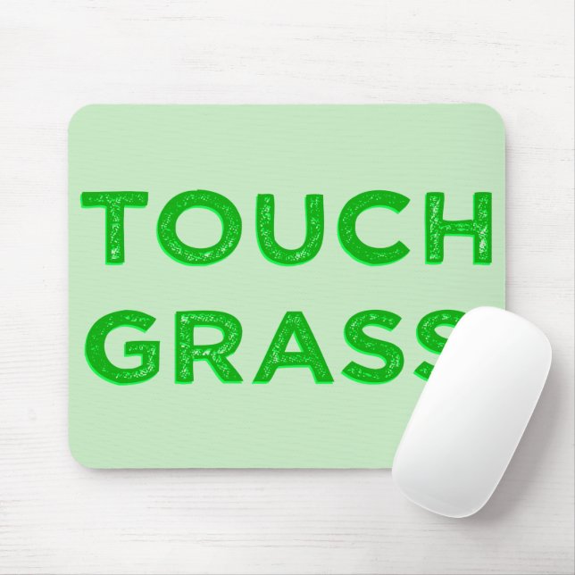Mousepad Touch Grass (Com mouse)