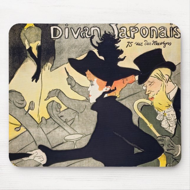 Mousepad Toulouse-Lautrec - Divan Japonês (Frente)