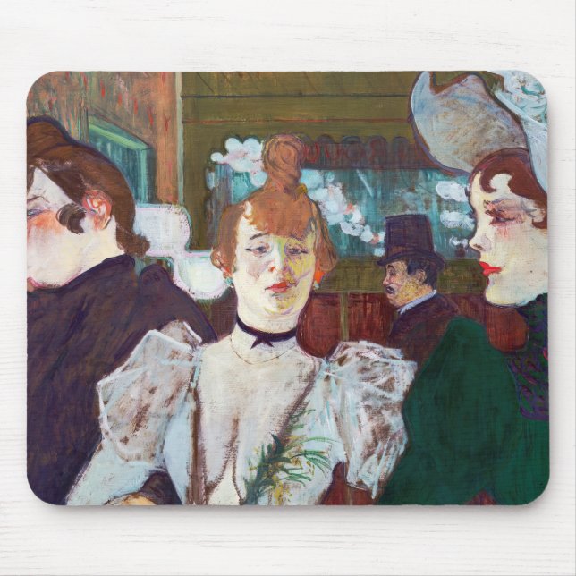 Mousepad Toulouse-Lautrec - La Goulue chegando ao Rouge (Frente)