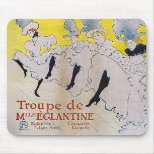 Mousepad Toulouse-Lautrec - Troupe de Mlle Eglantine