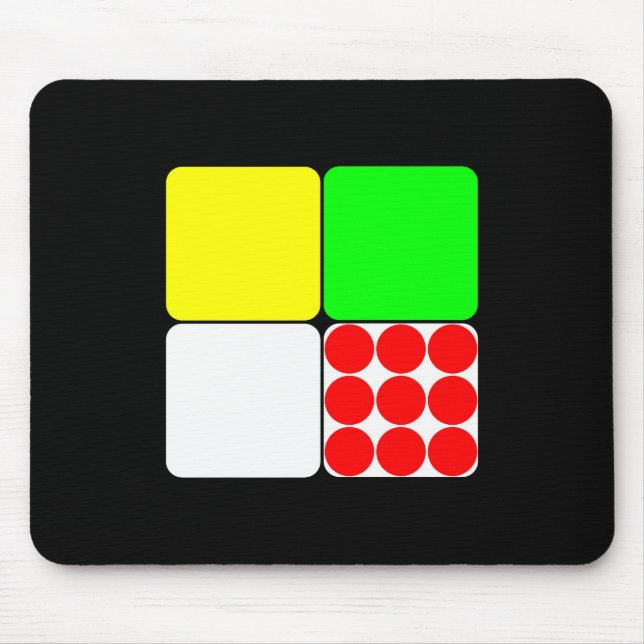 Mousepad Tour de France Jerseys 3 Black (Frente)