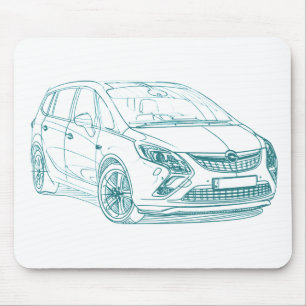 Mousepad Tourer 2012 de Opel Zafira