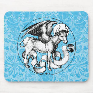 Mousepad Touro emblem envernizado do Luke, Rua do século 15