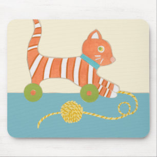 Mousepad Toy Cat com Ball of String