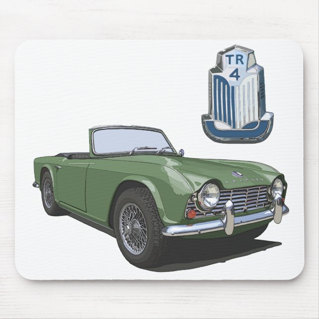 Mousepad TR4 verde (Frente)