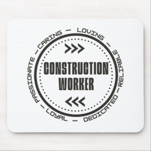 Mousepad Trabalhador de Construção