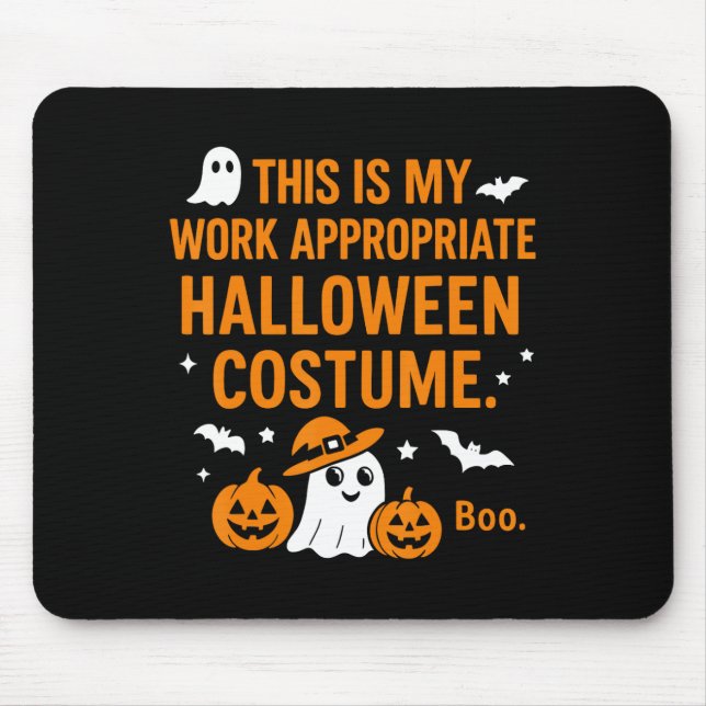 Mousepad Trabalhar Costumes Fantasma Apropriados (Frente)