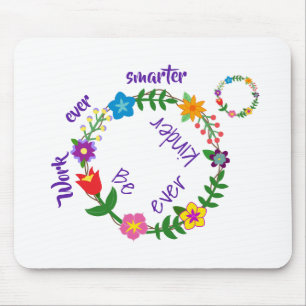 Mousepad Trabalhe cada vez mais inteligente, seja sempre ma