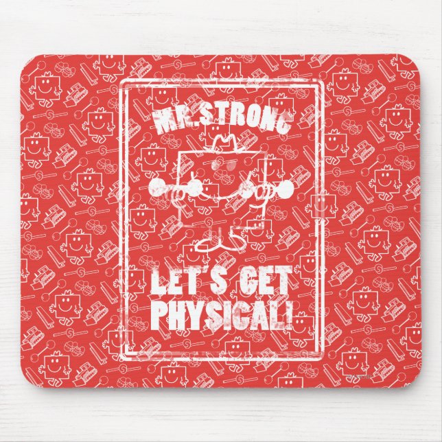 Mousepad Trabalhe Com O Sr. Strong (Frente)