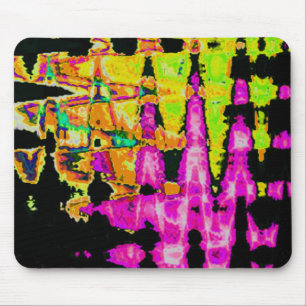 Mousepad Trabalho de arte de Cores Únicas: Roxo, Preto e Li