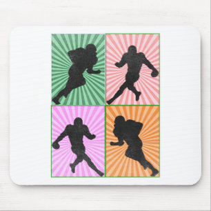 Mousepad Trabalho de arte de futebol americano para amantes