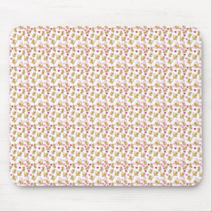 Mousepad Trabalho de arte de gato Namorados de gato cego