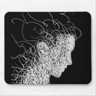 Mousepad Trabalho de arte de Linhas