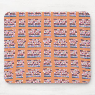 Mousepad Trabalho de arte único e elegante com padrão cardí