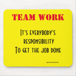 Mousepad Trabalho em equipe