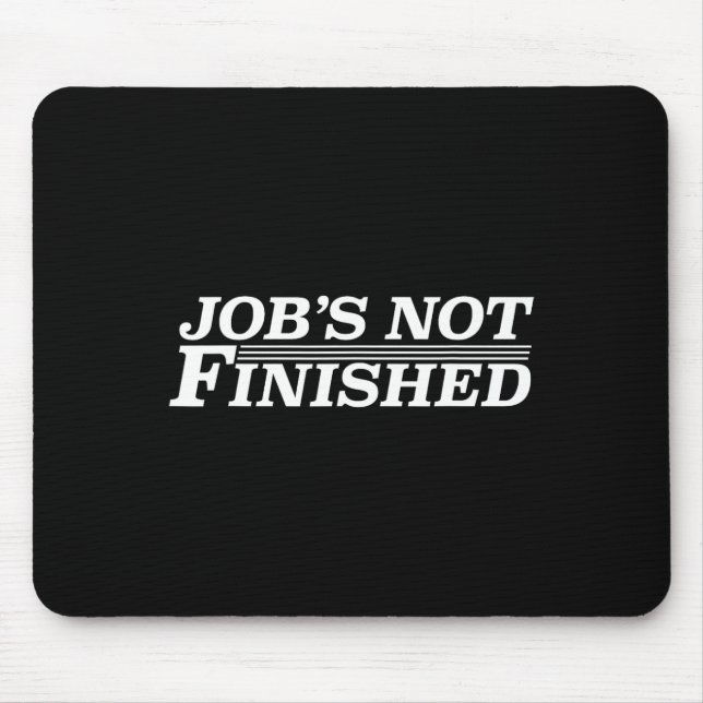 Mousepad Trabalho não concluído - Basquete (Frente)