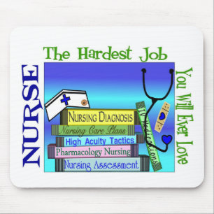 Mousepad "Trabalho o mais duro de nutrição você amará
