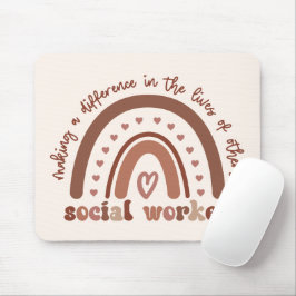 Mousepad Trabalho Social de Apreciação do Trabalhador Socia