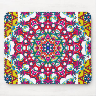 Mousepad Trabalhos de arte psicadélicos do caleidoscópio: