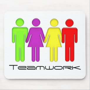 Mousepad Trabalhos em equipe reunidos