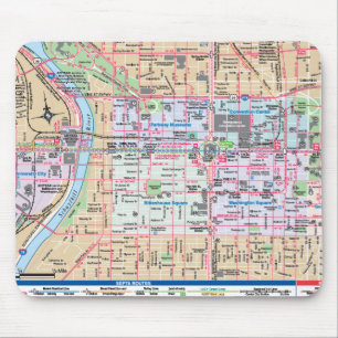 Mousepad Traçando a cidade do amor fraternal