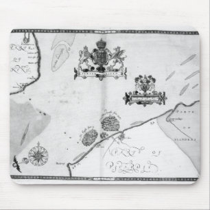 Mousepad Trace No.9 que mostra a rota da frota da armada