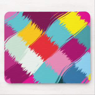 Mousepad Traços de tinta desenho abstrato