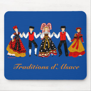 Mousepad Tradição d'Alsace, França